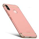 MOFI Three Stage Splicing Full-body Rugged PC Protective Back Cover Case for Xiaomi Redmi Note 5 Pro / Note 5(Rose Gold) - 1