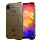 Full Coverage Shockproof TPU Case for Xiaomi Redmi Note 7 (Brown) - 1