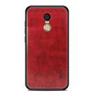 MOFI Shockproof PC+TPU+PU Leather Protective Back Case for Xiaomi Redmi Note 4X (Red) - 1