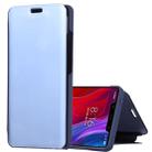 Mirror Clear View Horizontal Flip PU Leather Case for Xiaomi Mi 8 SE, with Holder (Blue) - 1