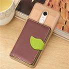 Leaf Style Magnetic Leather Case for Xiaomi Redmi 5 Plus, with Holder & Card Slots & Wallet & Photo Frame (Brown) - 1