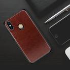 MOFI Shockproof TPU Paste PC Case for Xiaomi Mi Max 3 (Dark Brown) - 1