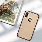MOFI Anti-slip Full Coverage PC + TPU + Cloth Case for Xiaomi Mi Max 3 (Gold) - 1