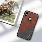 MOFI Honor Series Full Coverage PC + TPU + Cloth Case for Xiaomi Mi Max 3(Brown) - 1