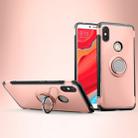 Magnetic 360 Degree Rotation Ring Holder Armor Protective Case for Xiaomi Redmi S2 (Rose Gold) - 1