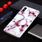 Marble Pattern Soft TPU Case For Xiaomi Mi Mix 2S(Red) - 1