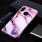 Marble Pattern Soft TPU Case For Xiaomi Mi 8(Purple) - 1