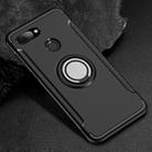 Magnetic 360 Degree Rotation Ring Holder Armor Protective Case for Xiaomi Mi 8 Lite (Black) - 1