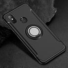 Magnetic 360 Degree Rotation Ring Holder Armor Protective Case for Xiaomi Redmi Note 6 Pro(Black) - 1