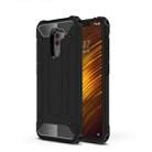 Diamond Armor PC + TPU Heat Dissipation Protective Case  for Xiaomi Pocophone F1 (Black) - 1