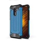 Diamond Armor PC + TPU Heat Dissipation Protective Case  for Xiaomi Pocophone F1 (Blue) - 1