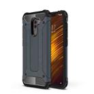 Diamond Armor PC + TPU Heat Dissipation Protective Case  for Xiaomi Pocophone F1 (Navy Blue) - 1