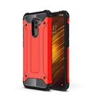 Diamond Armor PC + TPU Heat Dissipation Protective Case  for Xiaomi Pocophone F1 (Red) - 1