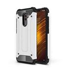 Diamond Armor PC + TPU Heat Dissipation Protective Case  for Xiaomi Pocophone F1 (White) - 1