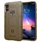 Full Coverage Shockproof TPU Case for Xiaomi Redmi Note 6(Brown) - 1