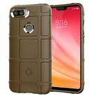 Full Coverage Shockproof TPU Case for Xiaomi Mi 8 Lite(Brown) - 1