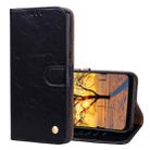 Business Style Oil Wax Texture Horizontal Flip Leather Case for Xiaomi Pocophone F1 , with Holder & Card Slots & Wallet (Black) - 1