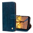 Business Style Oil Wax Texture Horizontal Flip Leather Case for Xiaomi Pocophone F1 , with Holder & Card Slots & Wallet (Blue) - 1