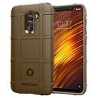 Full Coverage Shockproof TPU Case for Xiaomi Pocophone F1 (Brown) - 1
