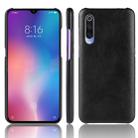 Shockproof Litchi Texture PC + PU Case for Xiaomi Mi 9(Black) - 1