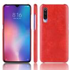 Shockproof Litchi Texture PC + PU Case for Xiaomi Mi 9(Red) - 1