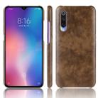 Shockproof Litchi Texture PC + PU Case for Xiaomi Mi 9(Brown) - 1