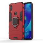 PC + TPU Shockproof Protective Case for Xiaomi Mi Play, with Magnetic Ring Holder (Red) - 1