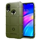 Shockproof Protector Cover Full Coverage Silicone Case for Xiaomi Redmi 7 (Army Green) - 1