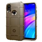 Shockproof Protector Cover Full Coverage Silicone Case for Xiaomi Redmi 7 (Brown) - 1