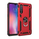 Sergeant Armor Shockproof TPU + PC Protective Case for Xiaomi Mi 9, with 360 Degree Rotation Holder(Red) - 1