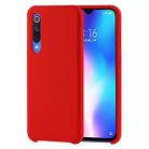 Solid Color Liquid Silicone Shockproof Case for Xiaomi Mi 9 SE(Red) - 1
