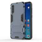 Shockproof PC + TPU Case for Xiaomi Mi 9 SE, with Holder(Navy Blue) - 1