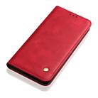 Casual Style Retro Crazy Horse Texture Horizontal Flip Leather Case for Xiaomi Mi 9, with Card Slots & Holder & Wallet (Red) - 5