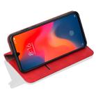 Casual Style Retro Crazy Horse Texture Horizontal Flip Leather Case for Xiaomi Mi 9, with Card Slots & Holder & Wallet (Red) - 6
