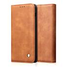 Casual Style Retro Crazy Horse Texture Horizontal Flip Leather Case for Xiaomi Mi 9, with Card Slots & Holder & Wallet (Brown) - 1