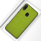 Shockproof Cloth Texture PC+ TPU Protective Case for Xiaomi Redmi Note 7 (Green) - 1