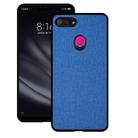 Shockproof Cloth Texture PC+ TPU Protective Case for Xiaomi Mi 8 Lite(Dark Blue) - 1