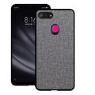 Shockproof Cloth Texture PC+ TPU Protective Case for Xiaomi Mi 8 Lite(Grey) - 1