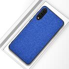 Shockproof Cloth Texture PC+ TPU Protective Case for Xiaomi Mi 9(Dark Blue) - 1