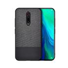 Shockproof Splicing PU + Cloth Protective Case for Xiaomi Redmi K20 Pro(Black) - 1