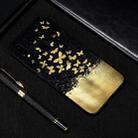 Gold Butterfly Painted Pattern Soft TPU Case for Xiaomi Redmi Note 7 - 1