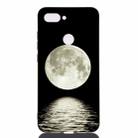 Moon Painted Pattern Soft TPU Case for Xiaomi Mi 8 Lite - 1