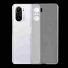 For Xiaomi Redmi K40 0.75mm Ultra-thin Transparent TPU Soft Protective Case(Transparent) - 1