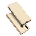 DUX DUCIS Skin Pro Series Horizontal Flip PU + TPU Leather Case for Xiaomi Redmi 7, with Holder & Card Slots (Gold) - 1