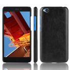 Shockproof Litchi Texture PC + PU Protective Case for Xiaomi Redmi Go (Black) - 1