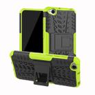 Tire Texture TPU+PC Shockproof Protective Case for Xiaomi Redmi Go, with Holder (Green) - 1