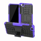 Tire Texture TPU+PC Shockproof Protective Case for Xiaomi Redmi Go, with Holder (Purple) - 1