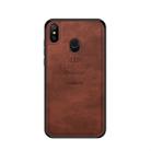 PINWUYO Shockproof Waterproof Full Coverage PC + TPU + Skin Protective Case for Xiaomi Redmi Note 6 Pro (Brown) - 1