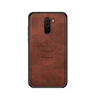 PINWUYO Shockproof Waterproof Full Coverage PC + TPU + Skin Protective Case for Xiaomi Pocophone F1 (Brown) - 1