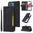 For Xiaomi Poco C55 / Redmi 11A 4G Global BETOPNICE Dual-side Buckle Leather Phone Case (Black) - 1